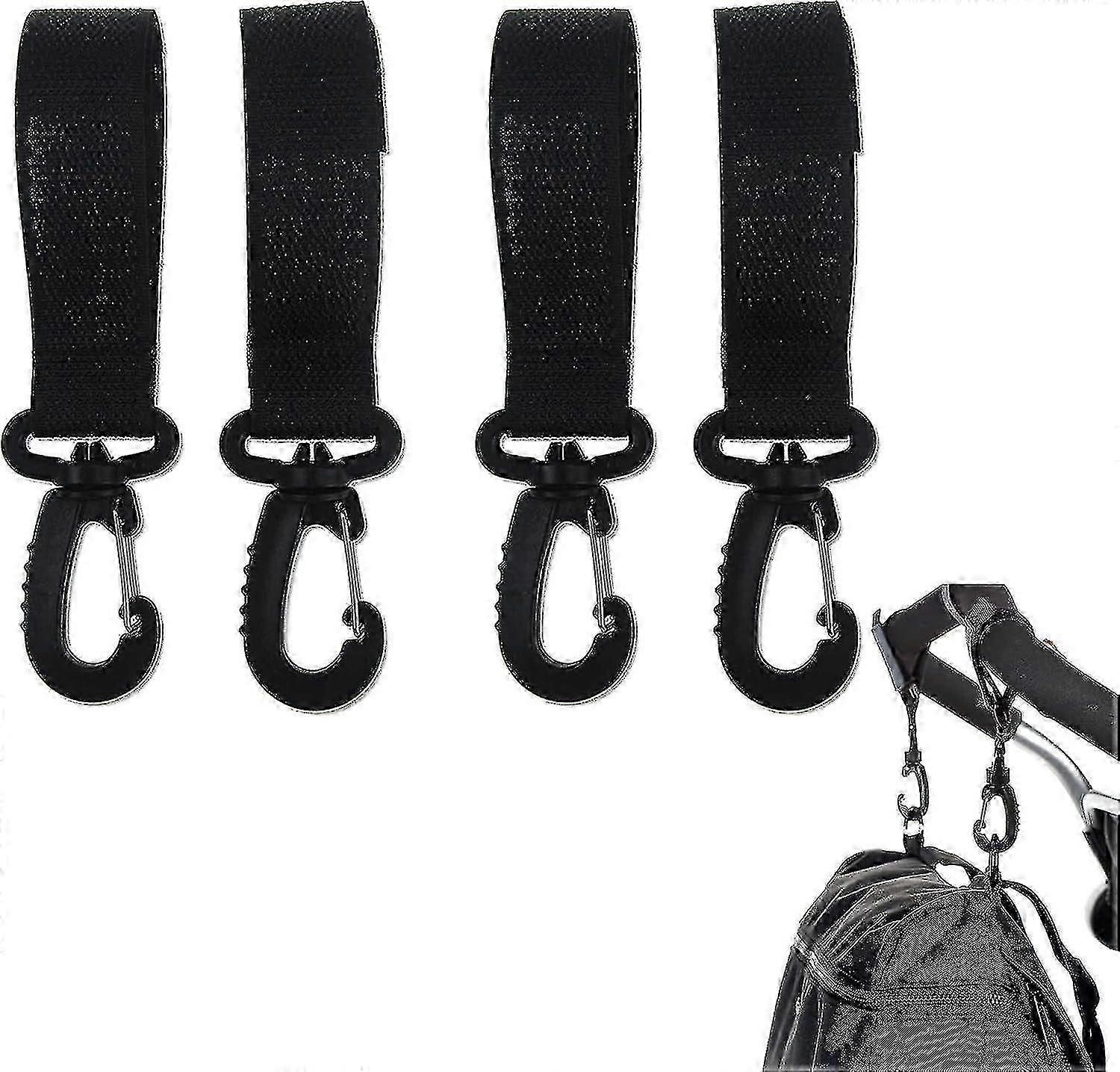 4 pcs Stroller Hooks, Stroller Hook, Universal Stroller Hook, Universal Stroller Hooks, Stroller Bag-YuJia