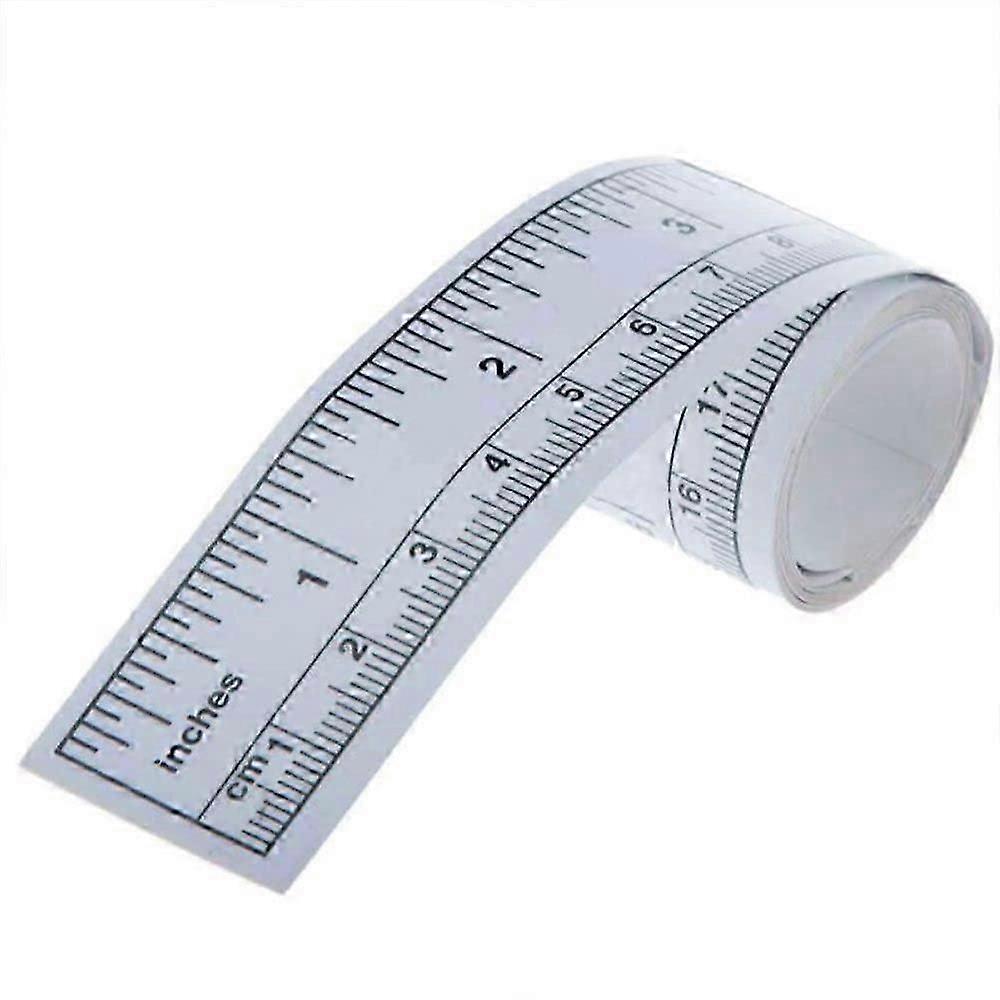 Sticky Tape Measure for Work Bench  Saw Table  Drafting Table Self-Adhesive Measuring Tape  Double Scale Stick on Workbench Ruler