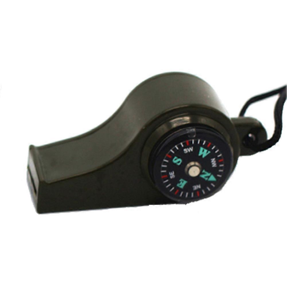 3 in 1 Outdoor Multifunction Portable Compass Thermometer Whistle Tool Accessory
