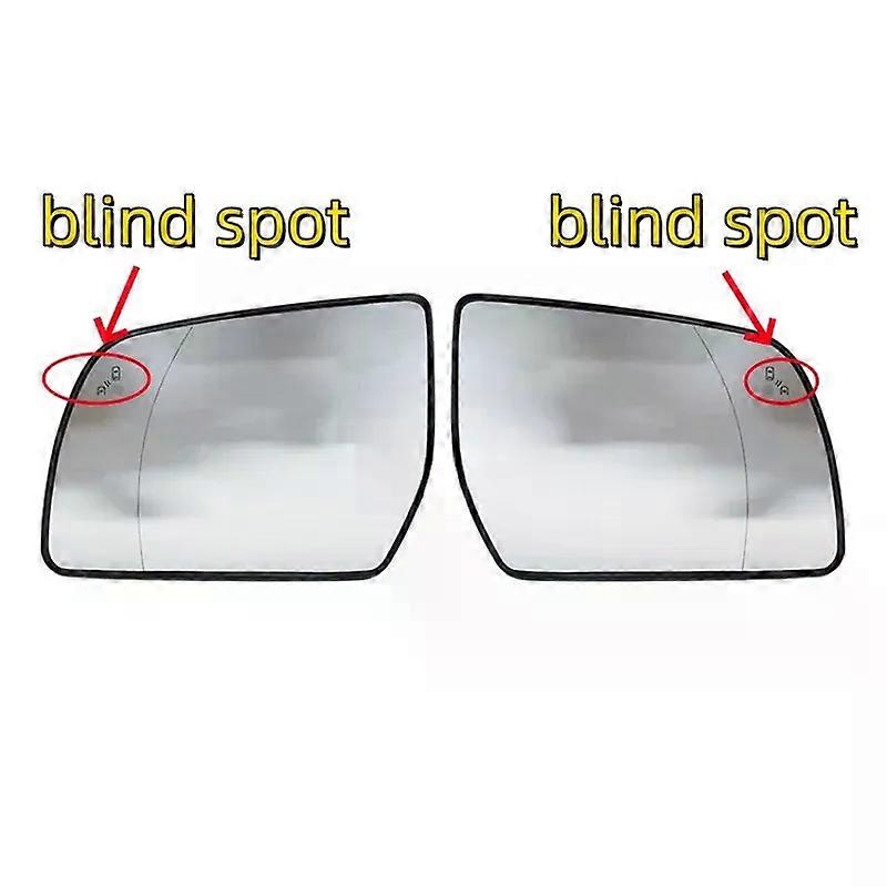 Applies to Car blind spot heat mirror For Ford Ranger pickup side mirror rearview mirror heating parallel blind spot auxiliary lens glass