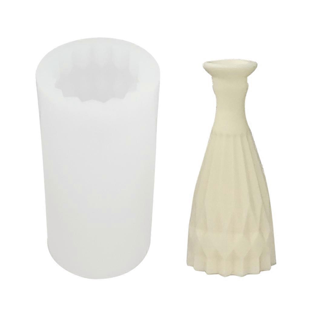 3D מיני אגרטל סיליקון עובש גבס חימר קריסטל אפוקסי טיח עובש DIY מלאכת יד נרות ביצוע אספקה C