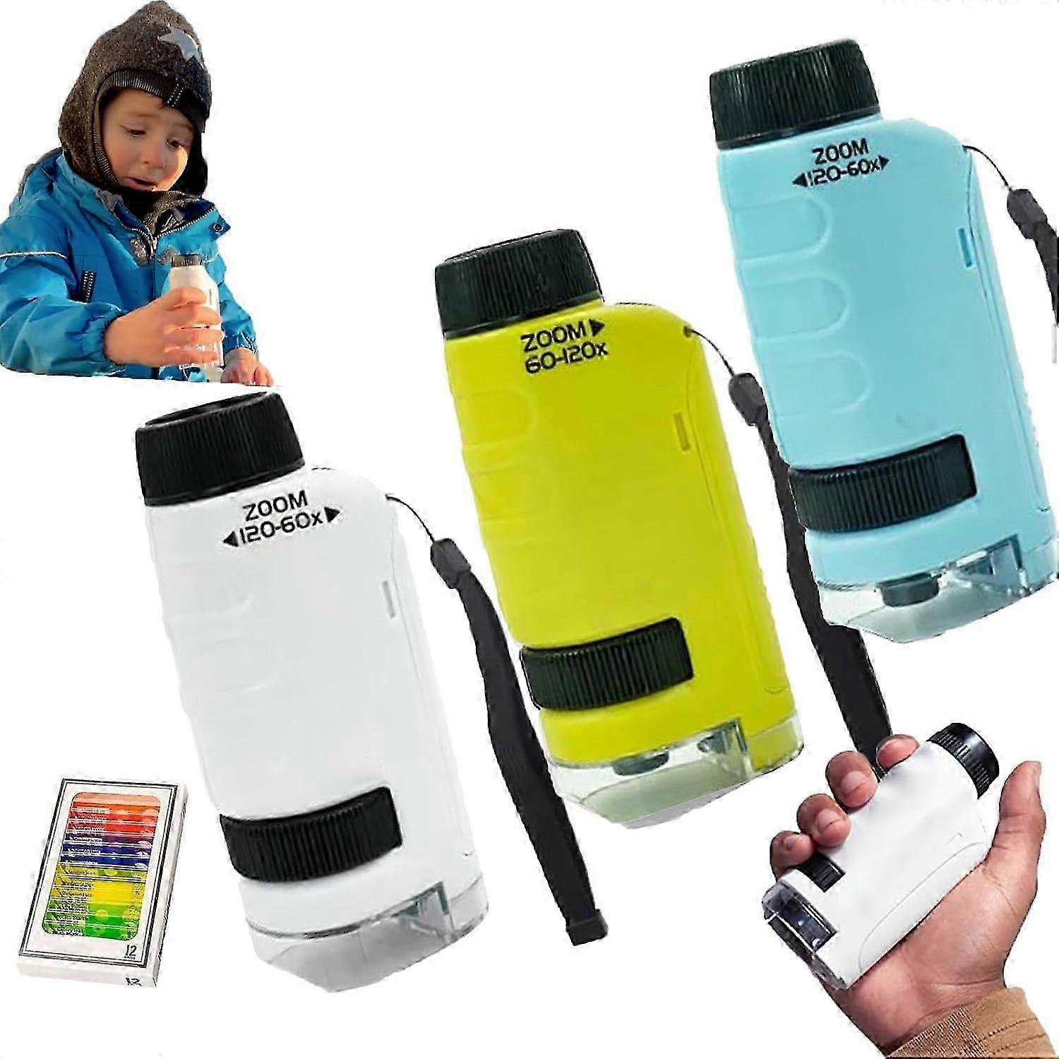 Minilabsters Miniscope Kids, Mini Labsters Portable Microscope, Miniscope Portable Microscope Kids Minilabsters, Pocket Microscope For Kids, Handheld