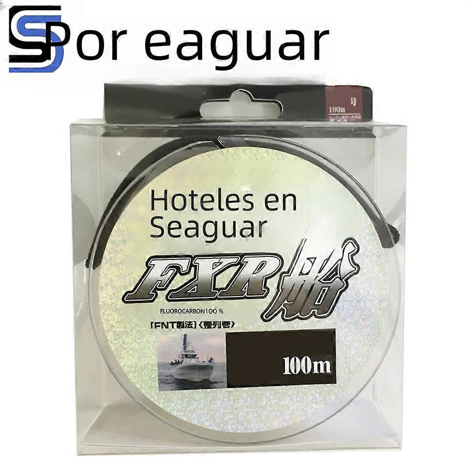 SEAGUAR FXR BOAT 100% FLUOROCARBON Fishing Line 6LB-12LB 100 Meters Water Resistant For All Types Of Fishing