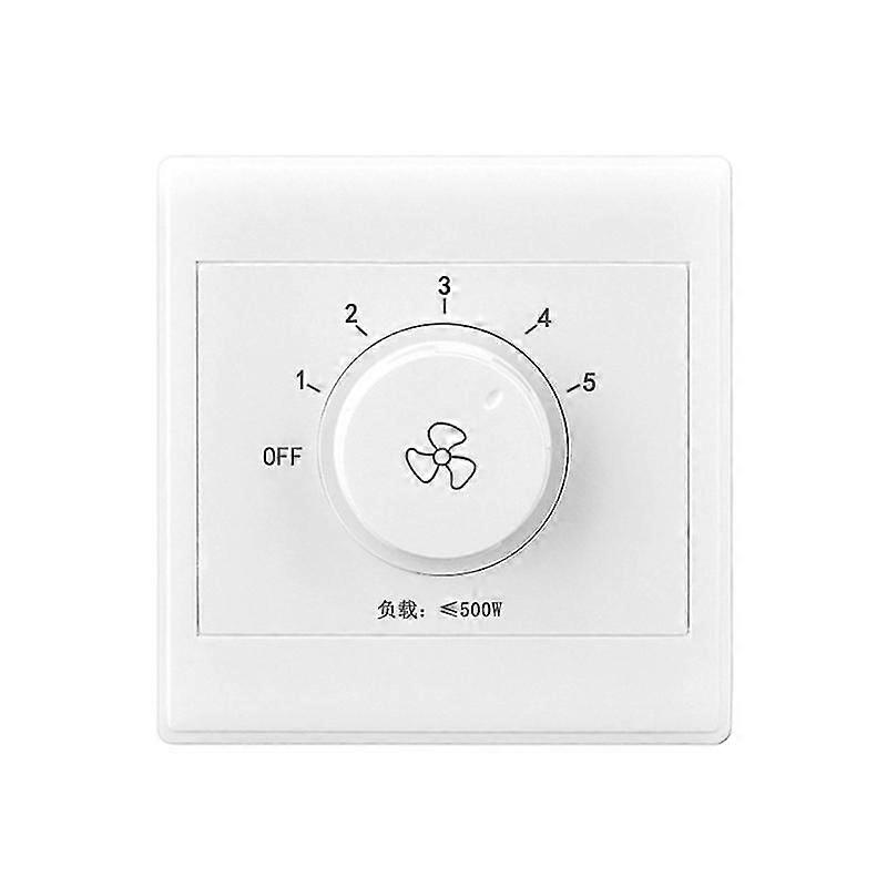Adjustment Stepless Knob Speed Control Switch Ceiling Fan Governor Light On Off -X
