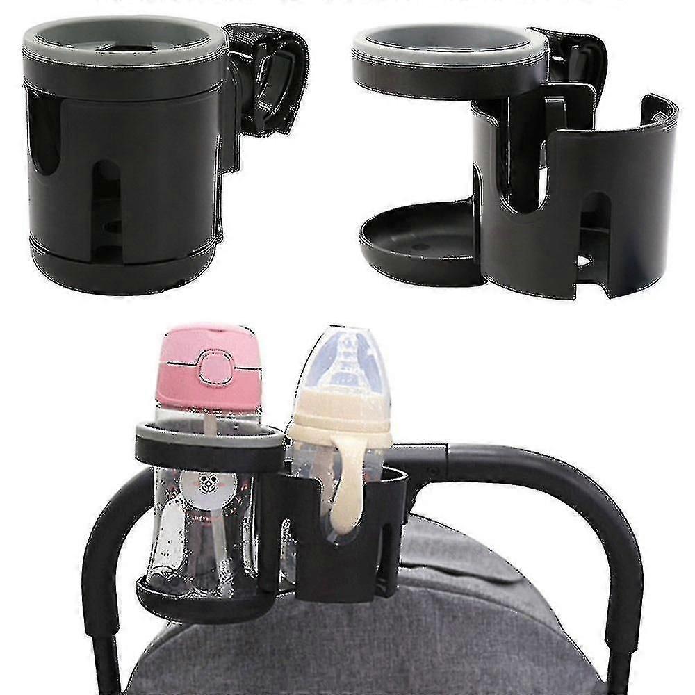Universal Stroller Cup Holder Double Baby Bottle Rack Stroller Accessories