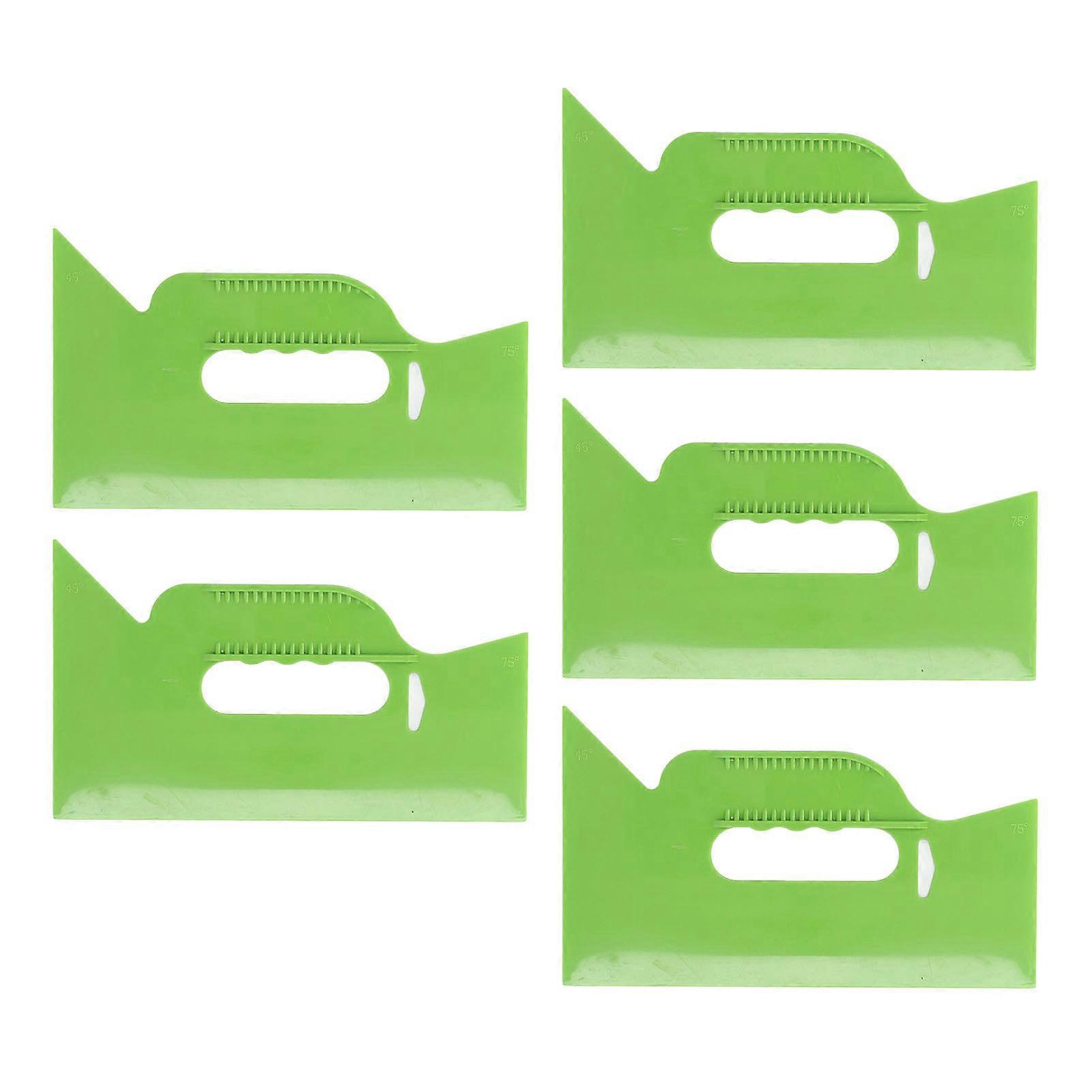 10 Inch Putty Scraper 5 Pcs Set Flexible PP Plastic Multi Angle Paint Scraper for Drywall and Wall Painting Tools