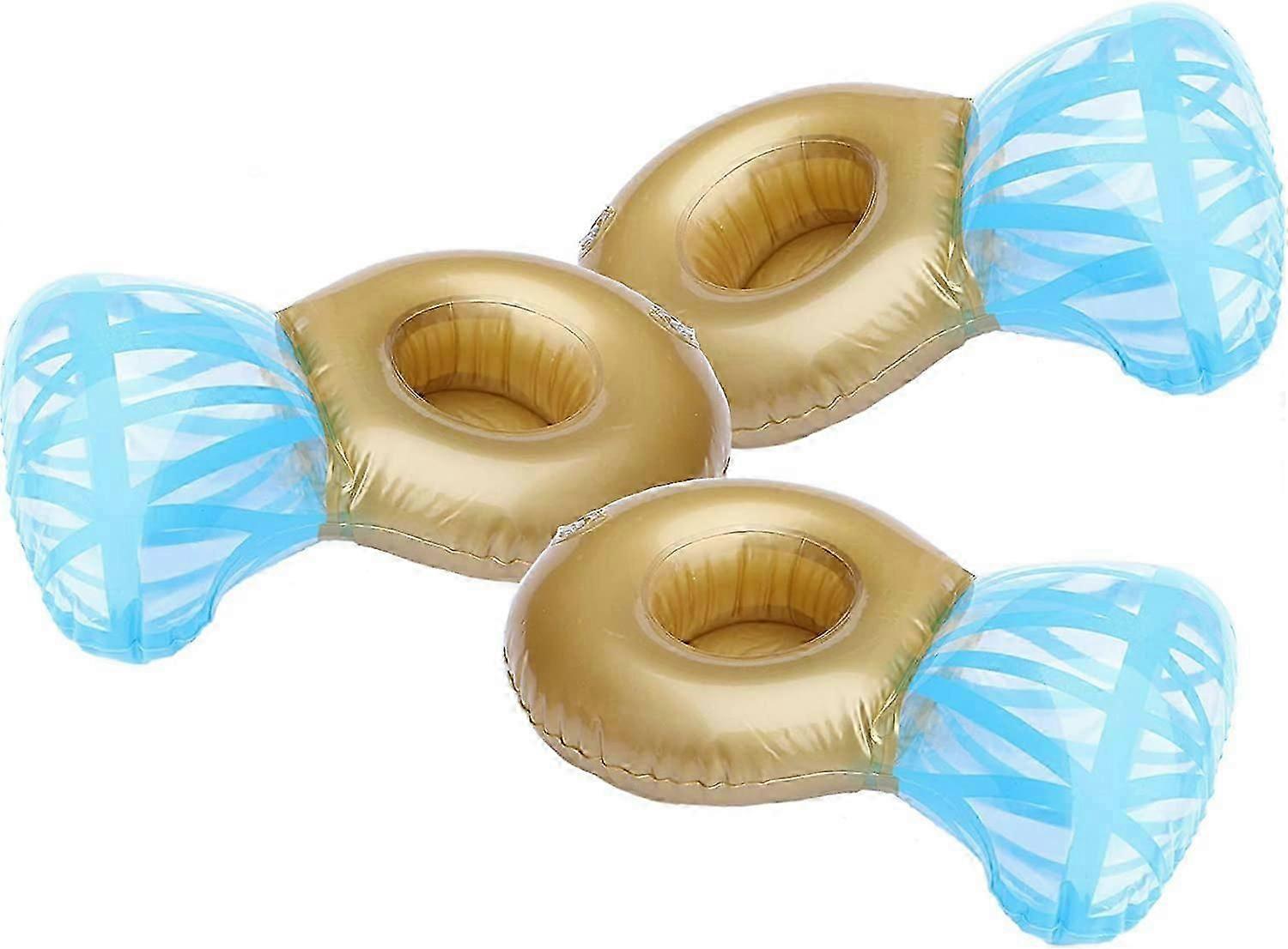 Inflatable Drink Holder 3 Pack Drink Pool Floats Cup Holders