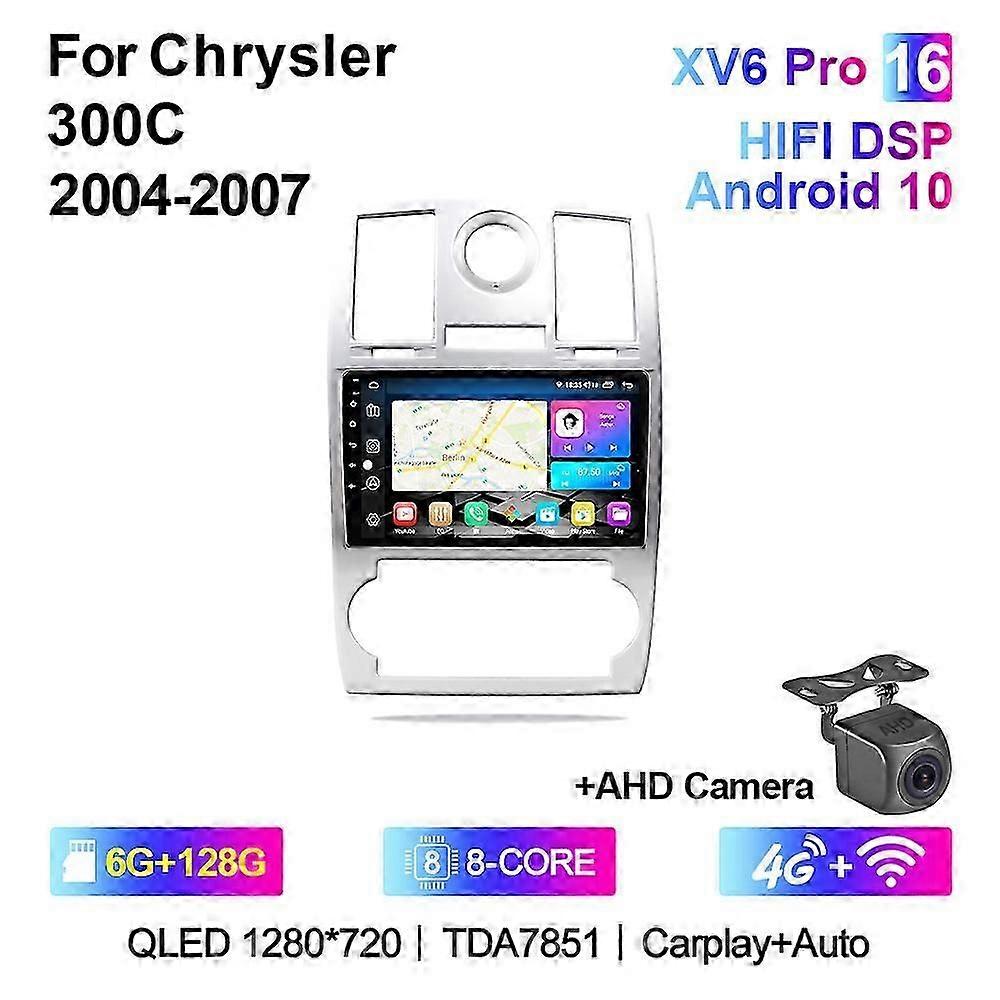 XIMA XV6 Pro 8 Core 2 Din Android 10 Autoradio Caplay Car Radio Multimedia Player For Chrysler Aspen 300C 2004-2008 Stereo gps