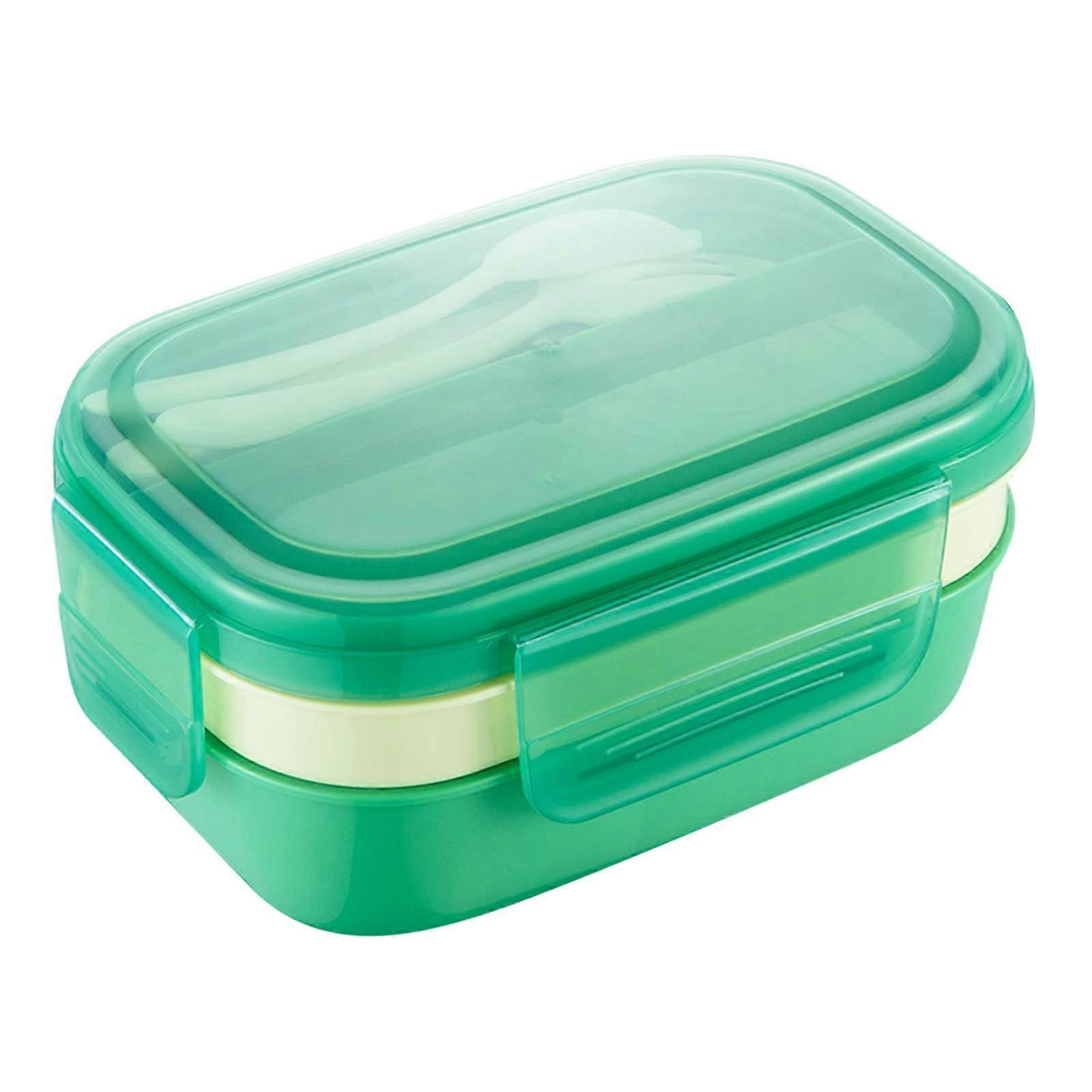 Stackable Bento Box For Adult Kids Large Capacity ml Leak-Proof Lunchbox Containers With Utensil Set For Dining Out Work Picnic School AABB