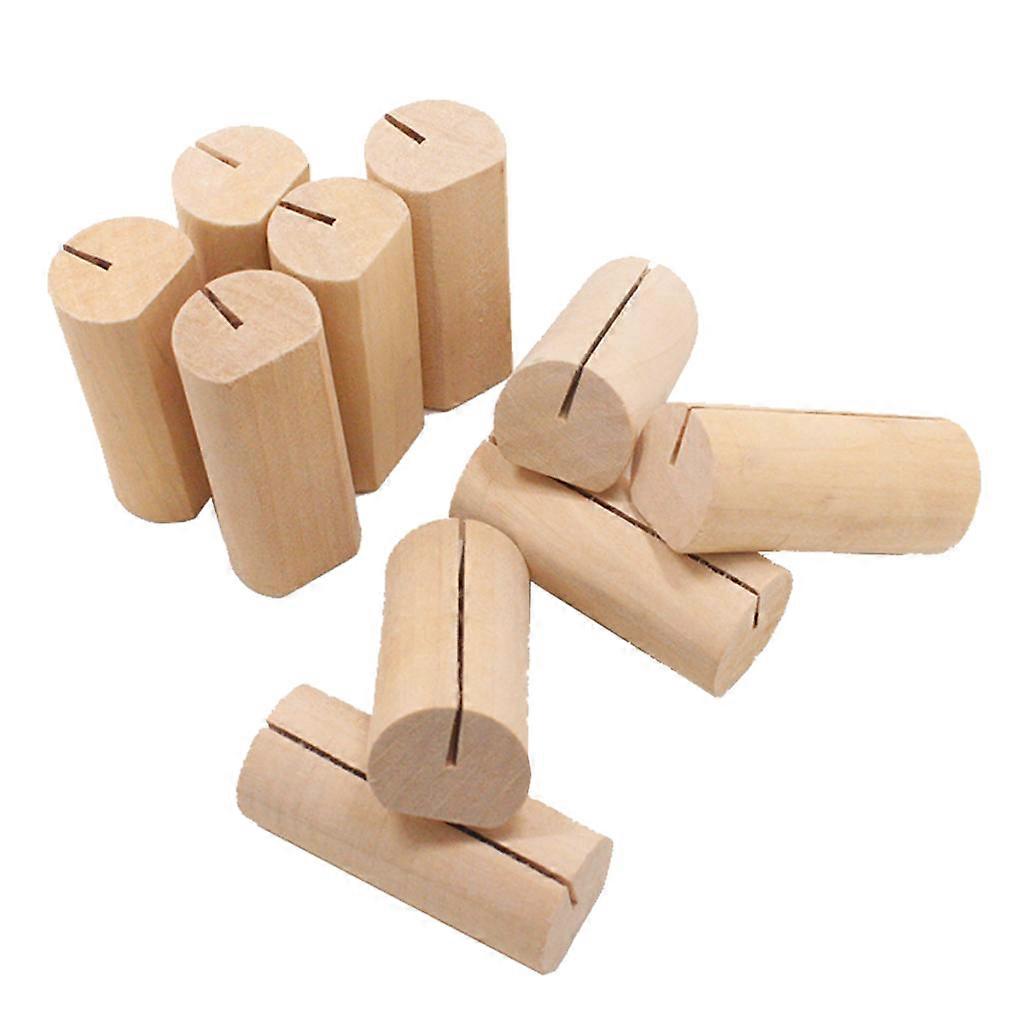 10pcs Table Number Sign Business Card Holders Rectangular
