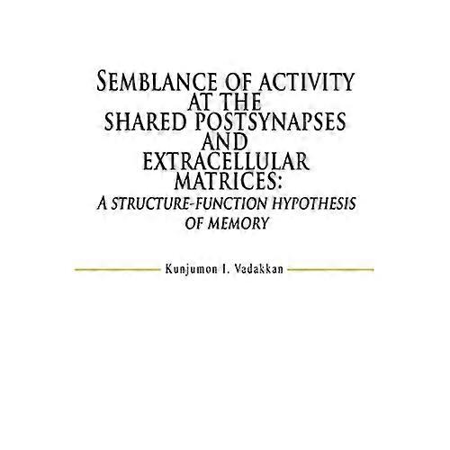 Semblance of activity at the shared postsynapses and extracellular matrices: A structure-function hypothesis of memory