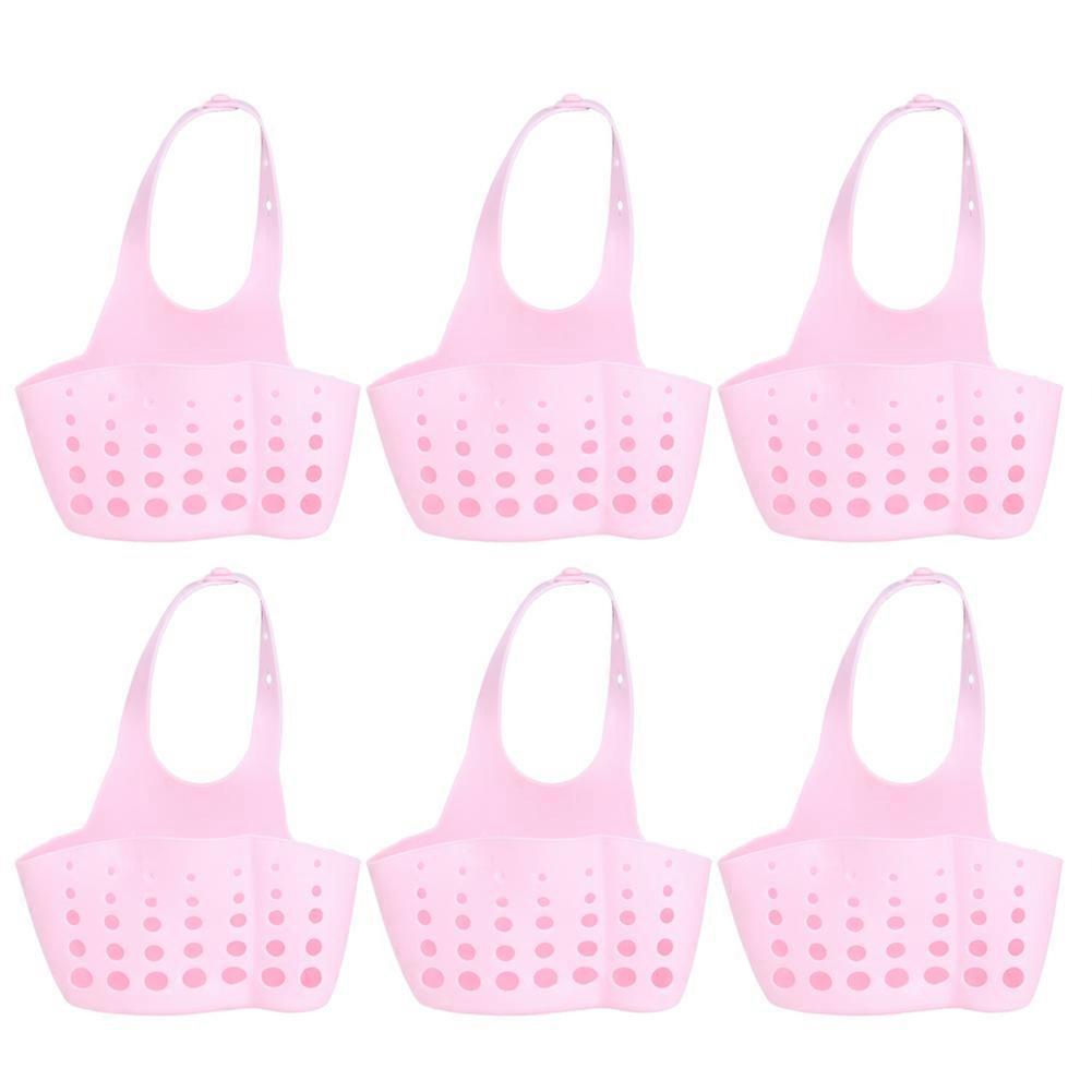 Adjustable Sink Drain Basket - Hanging Sponge Bag Storage Holder Rack for Kitchen Organization, Space-Saving Design