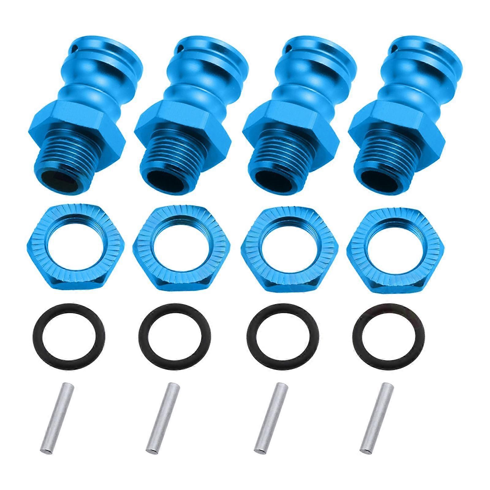 4Pcs 17mm Wheel hub Adapter Conversion 23mm Extension /8 RC Car Upgrade Monster