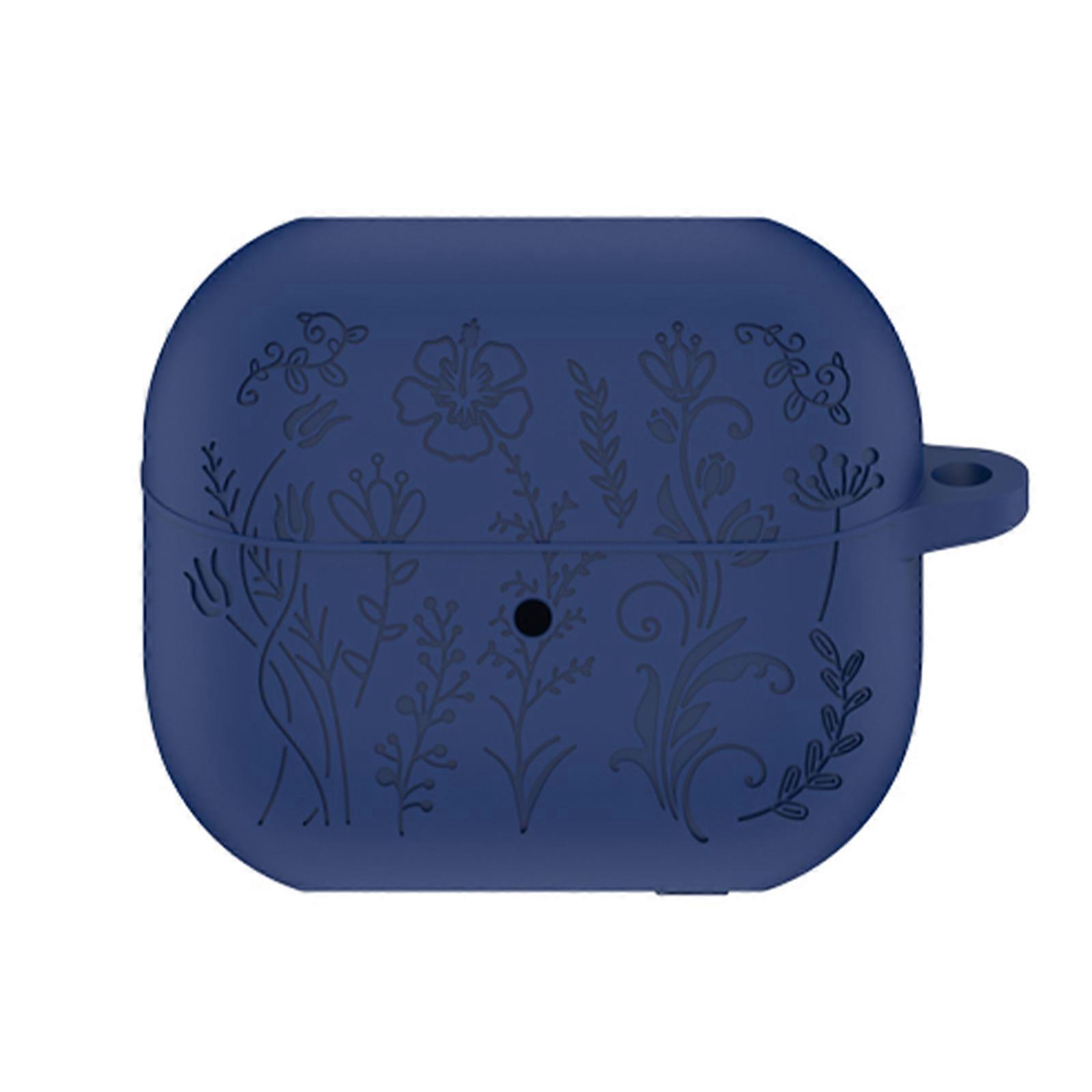 Headphone Shockproof Housing Skin-friendly Cover for Buds 3 Earbud Washable Shell Soft Protector Nonslip Impactresistant Blue