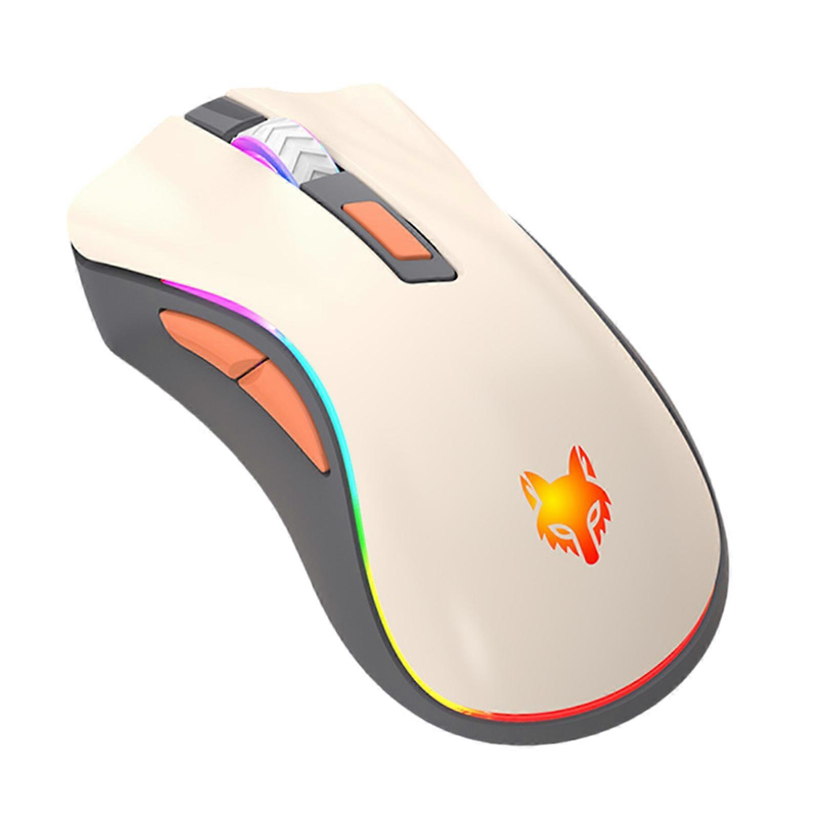 Wireless 2.4GHz Mouse 800-1600DPI 3 Modes Optical Mice 3 Gears Adjustable DPI Bluetooth-compatible for Gaming 1