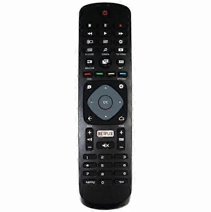Universal Philips Smart Tv Remote Control With Netflix Replacement Black