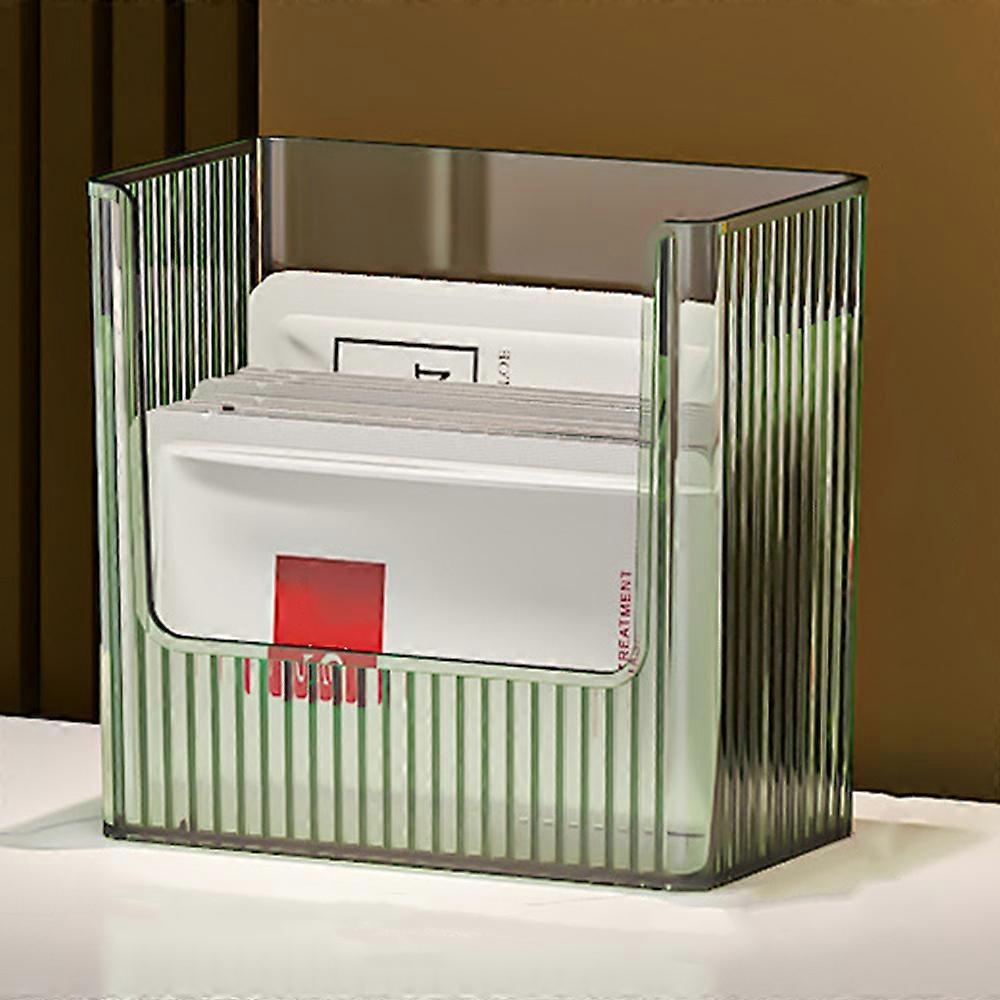 Fridge Side Door Storage Container PET Refrigerator Organizer Box,Double Layer/Size L