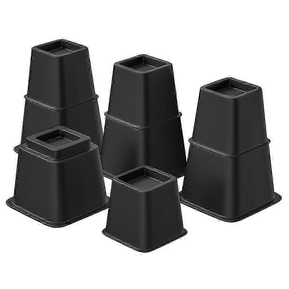 8pcs cama risers móveis elevadores de cama elevadores de cama para camas de dia sofá sofá sofá