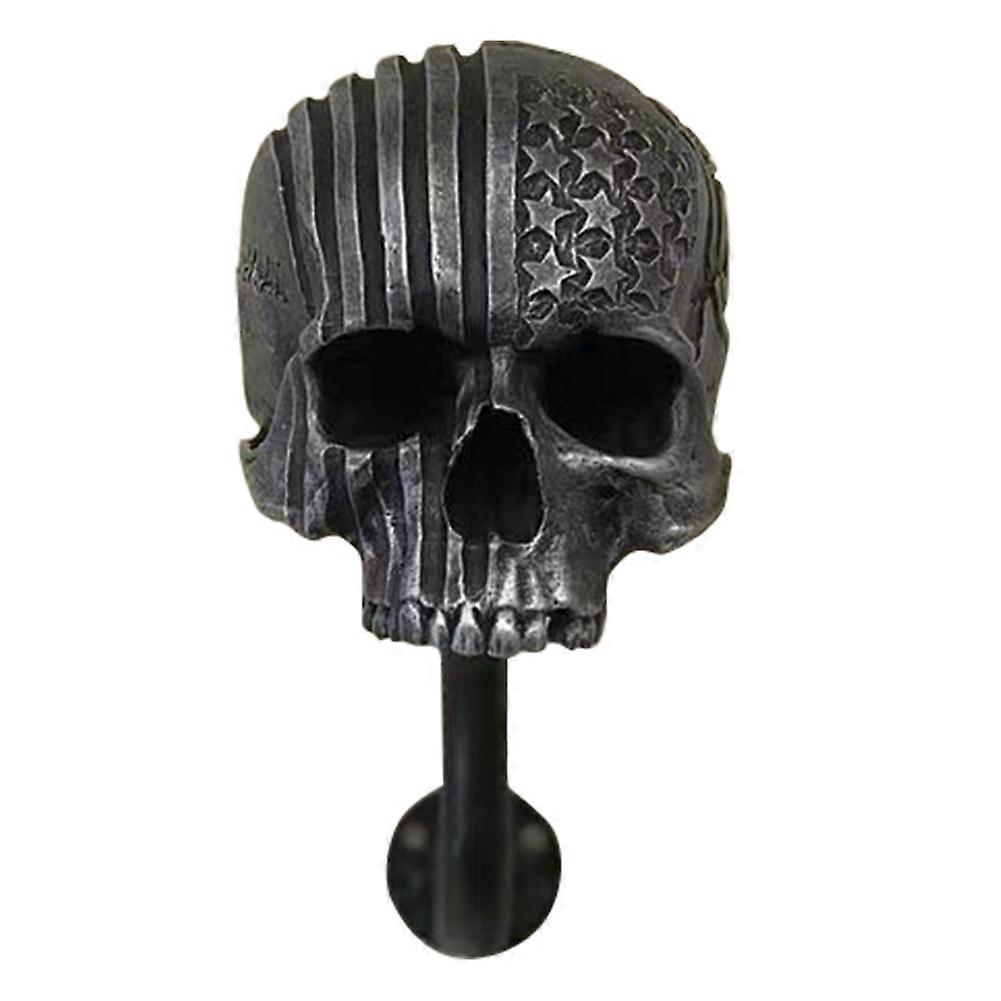 Motorcycle Skull Helmet Holder Wall Mount, Multi-uses Removable Skull/beard Helmet Rack, Resin Crafts Helmet Stand F