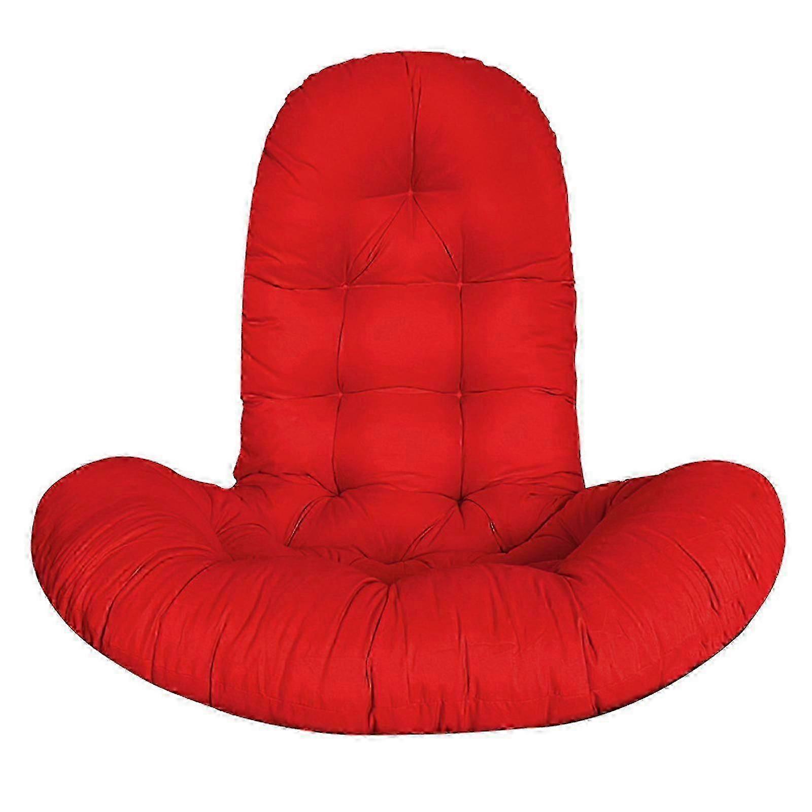 Egg Chair Swing Cushion Hanging Hammock Chair Thick Seat Cushion Pad for Garden Furniture Office(Seat cushion only) f26
