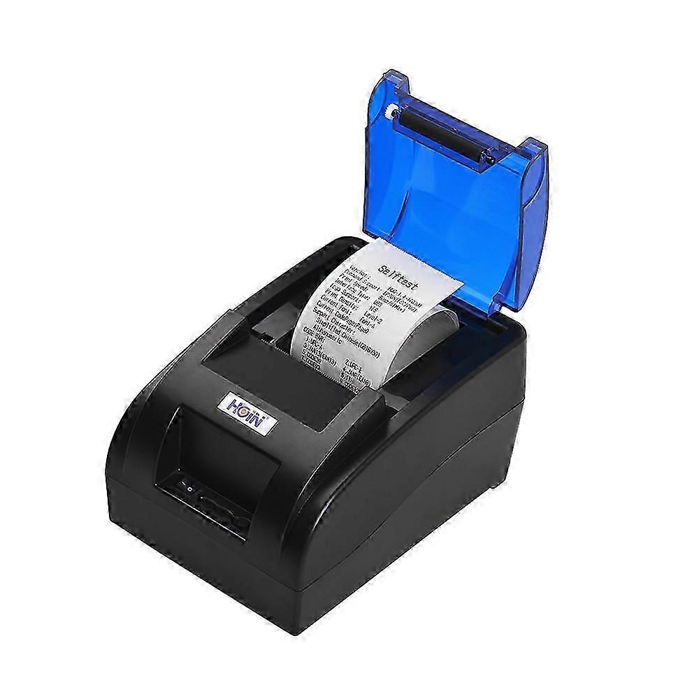 HOIN USB Portable 58mm Thermal Receipt Printer Ticket Bill Wired Printing Support Cash Drawer Compatible with ESC/POS for Windows/Linux/Android System