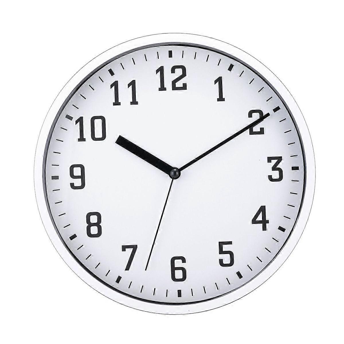 Silent Battery Operated Wall Clock for Easy Reading