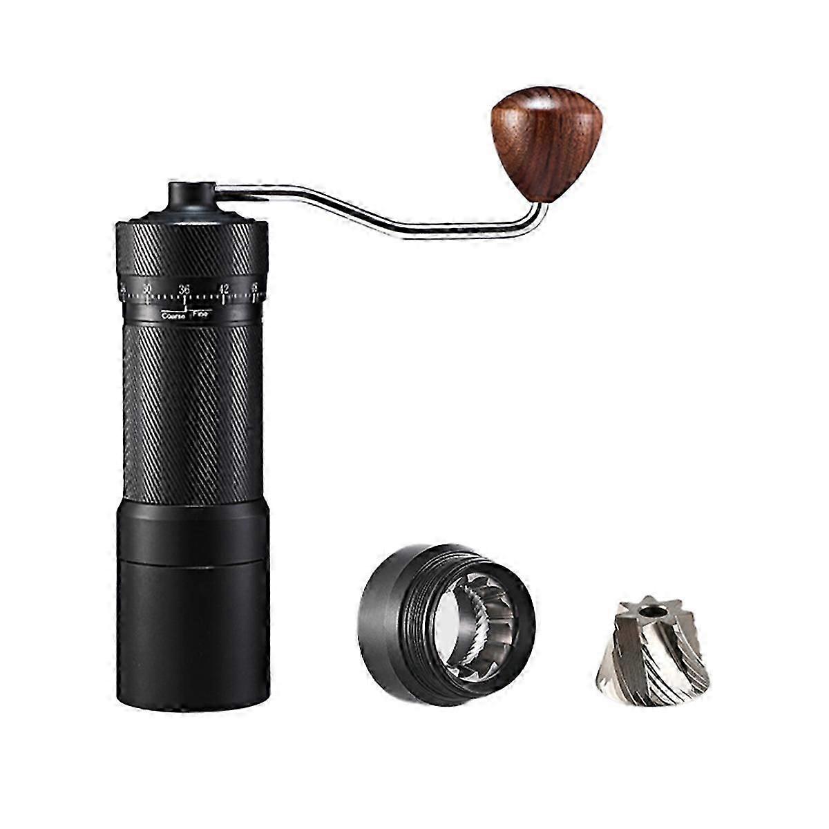Manual Coffee Grinder - Portable Espresso Mill,Steel Core Hand-Operated Coffee Bean Grinder,Adjustable Grind Settings