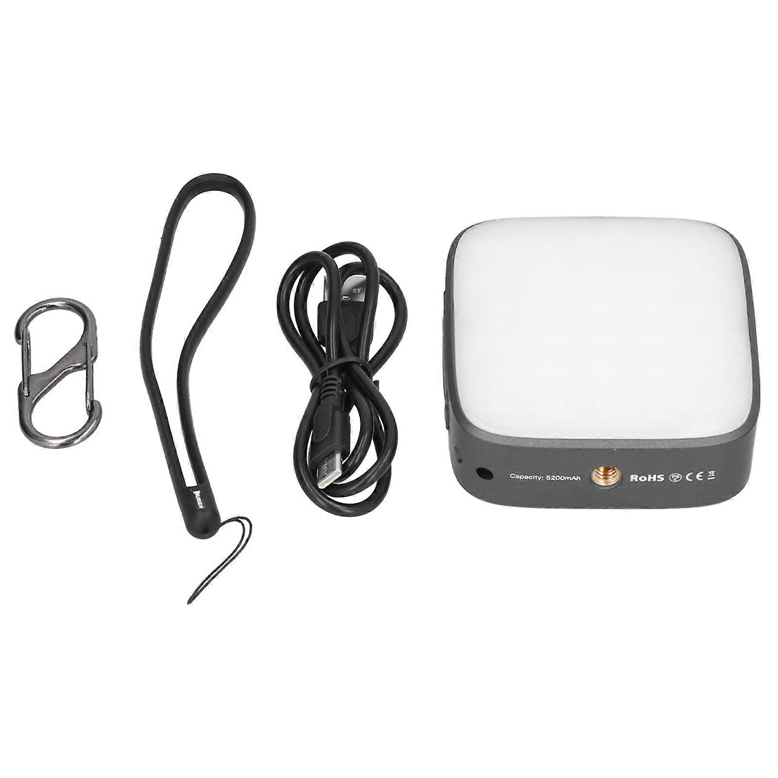 F5 Flashlight 500lm USB Recharge Camping Light Fill light With Power Bank Function US Type