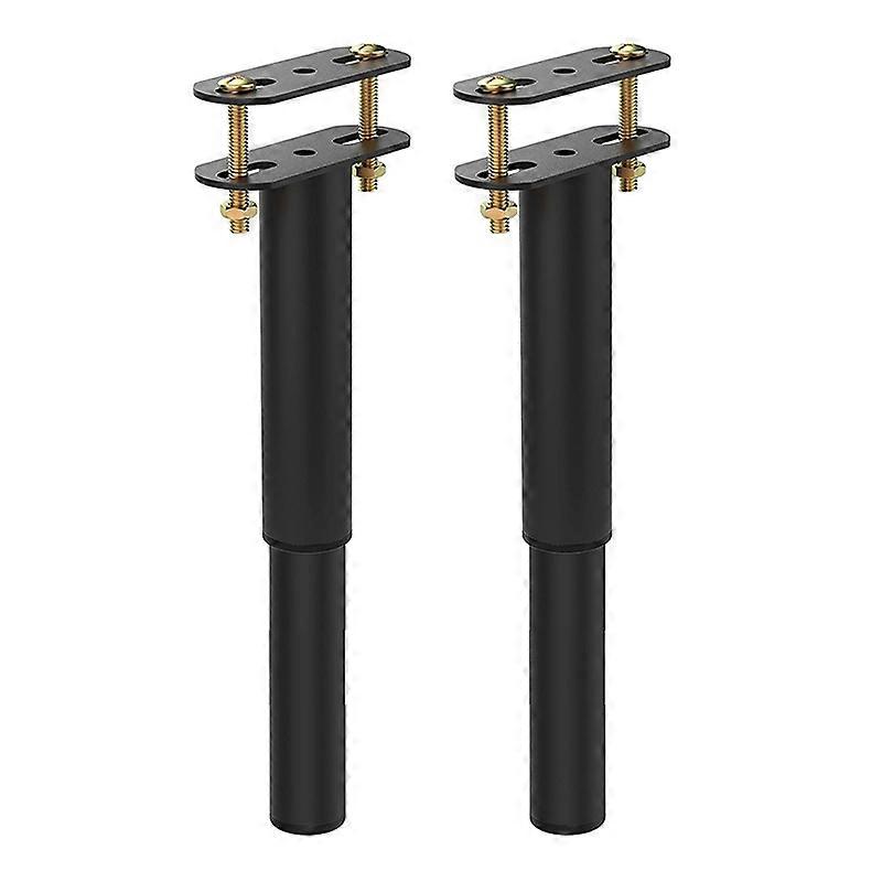 2PCS (7-13.5Inch) Adjustable Metal Bed Frame Support Legs, Bed Frame Center Slats Heavy Support Leg