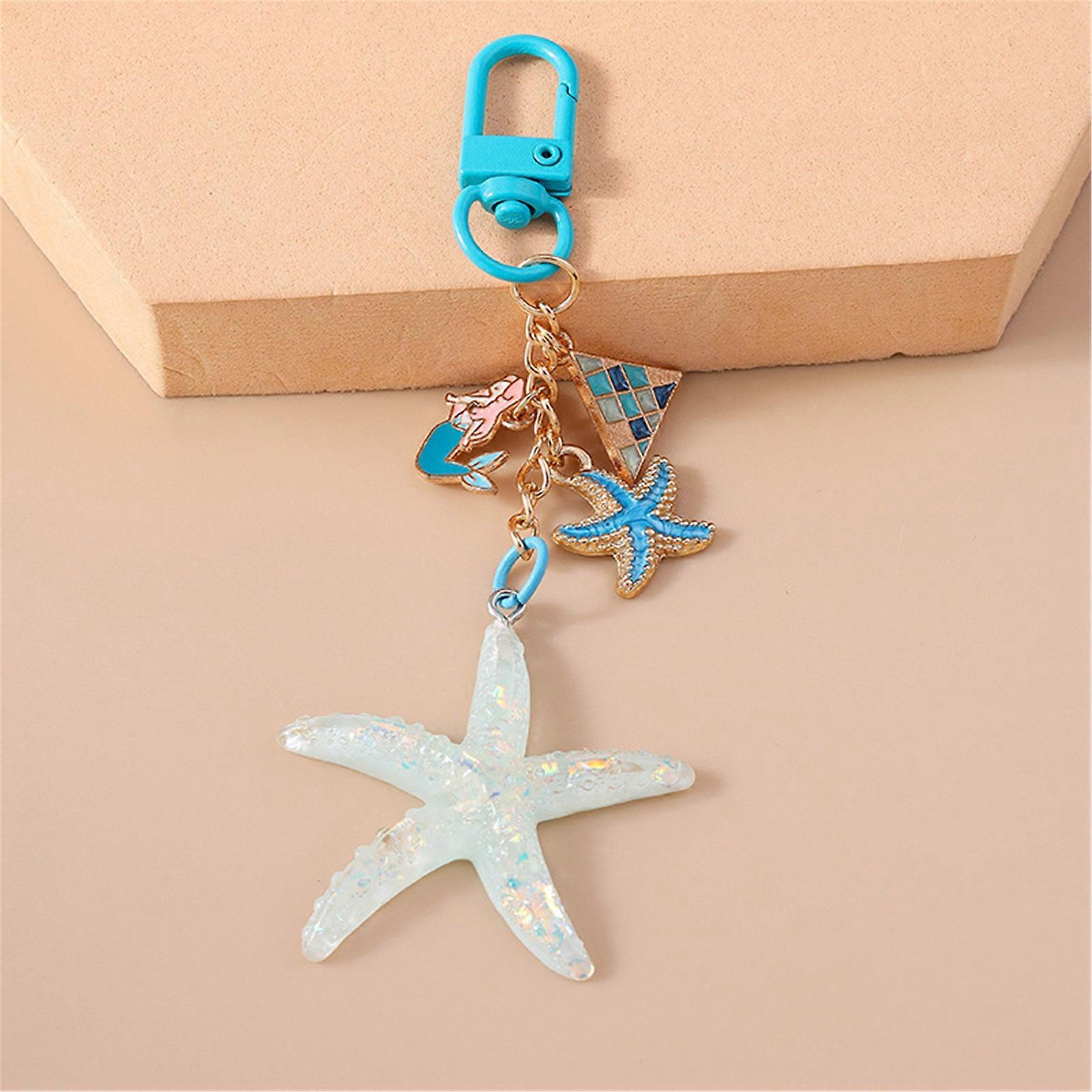 Shell Keying Handbag Pendant Creative Keychain Car Key Chain Hanging Ornaments Shell Keyholders Bag Charm Decorations