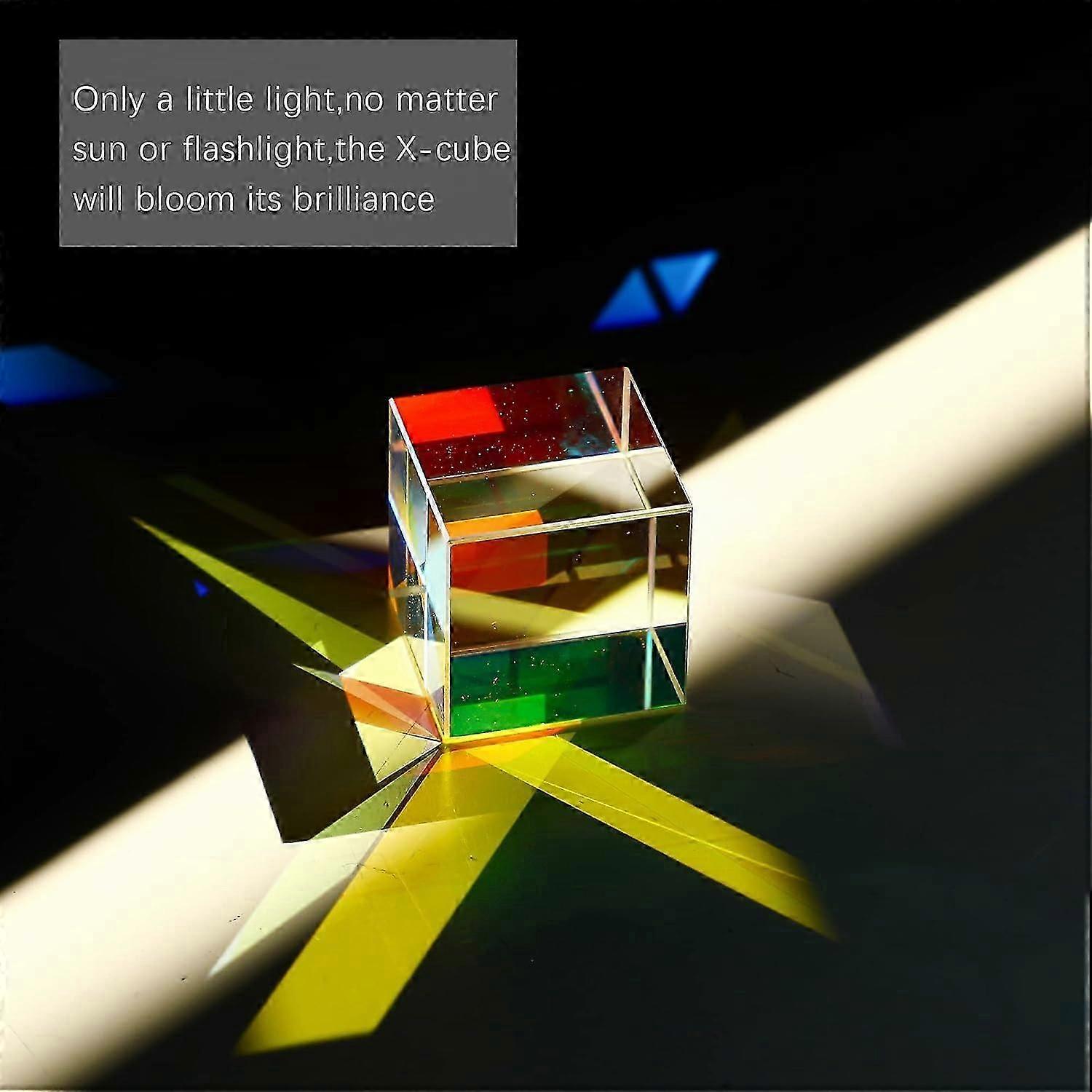 20pcs 20X20X17mm Cross Dichroic Prism RGB Combiner&Splitter X-cube Glass Prism E - Foto 12