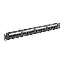 CAT6 24-Port Unshielded Patch Panel - Wentronic 93866