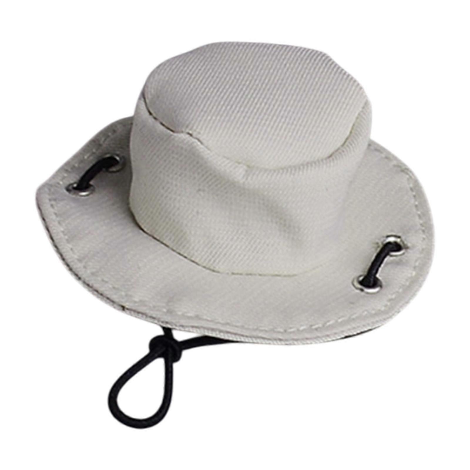 1:12スケールカウボーイハット装飾帽子ドレスアップスモールキャップモデル人形小道具アクション