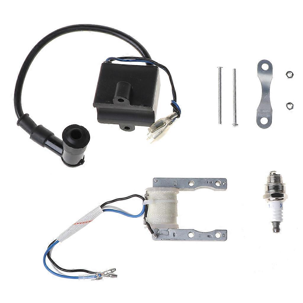 Easy Installation CDI Ignition Coil Magneto Coil System for Motorized 49cc 66cc 80cc Engine Bicycle for Spark Plug Multi
