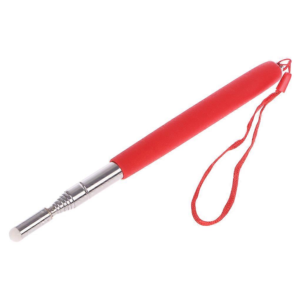 Extendable Teachers Hand Pointer Mini Telescopic Teaching Pointers Whiteboard Pointers for Handheld Presenter Classroom  Red
