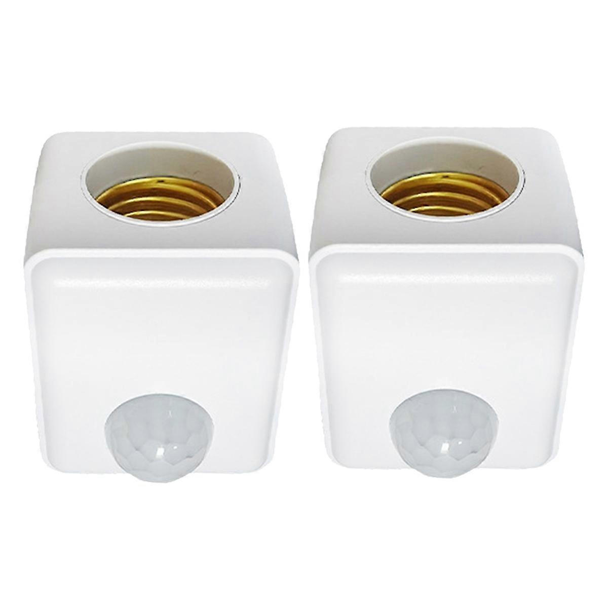 Socket Automatic Human Infrared Sensor Lamp Holder EU Plug