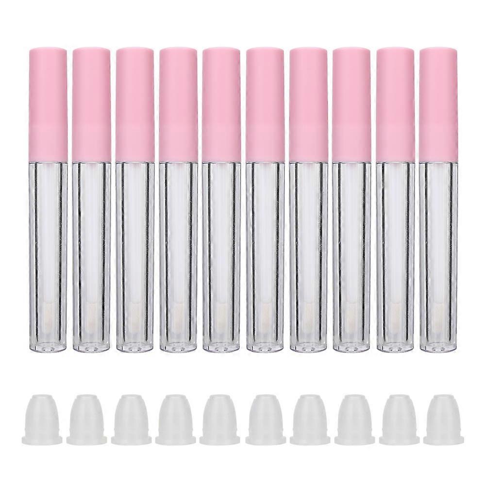 10pcs Refillable Lip Gloss Bottle DIY Empty Lip Balm Tube Container Makeup Tool Accessory (2.5ml/pc)