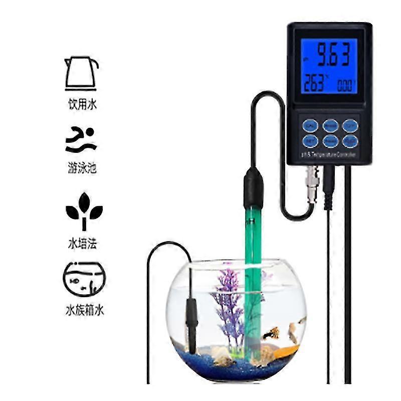 Ph098 Backlight Automatic Calibration Ph Aquarium Swimming Pool Temperature Water Quality Monitor Analyzer Ph Meter