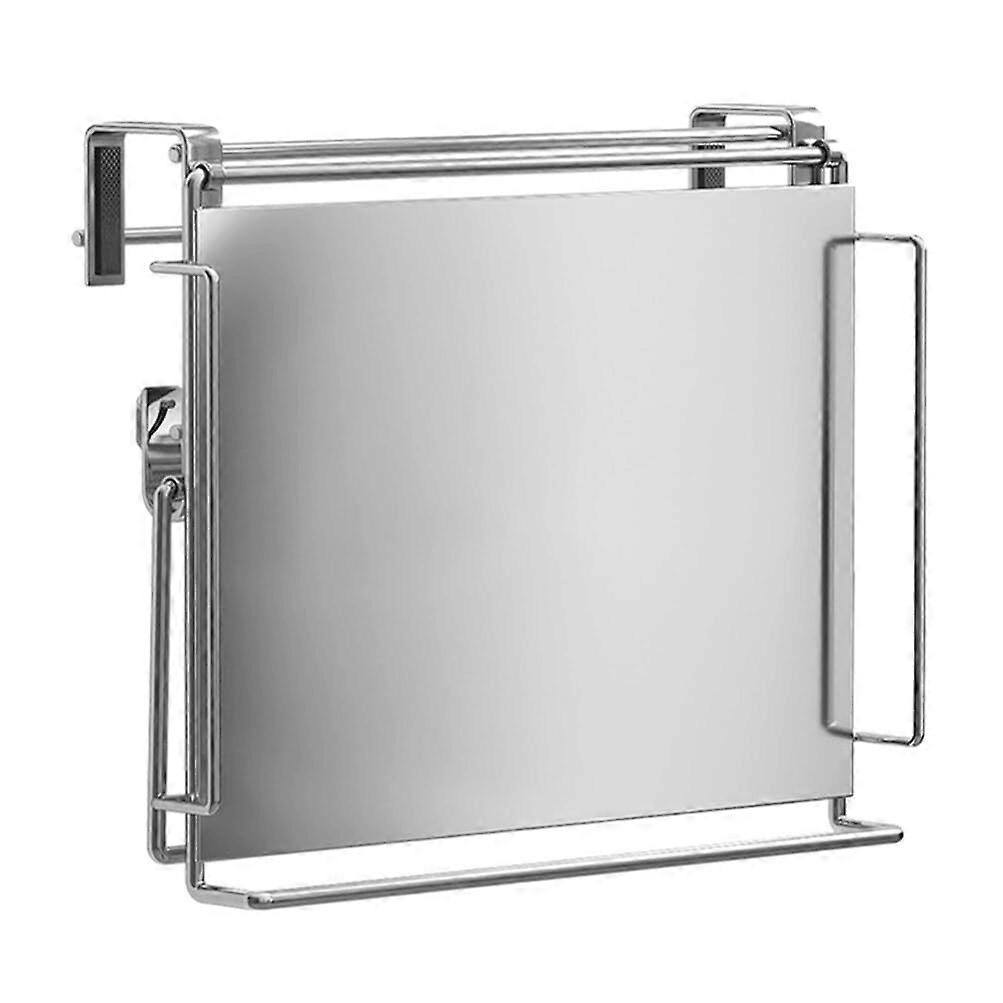 Foldable Stainless Steel Cabinet Door Hooks for Cabinet Kitchen Storage Pot and Pan Rack
