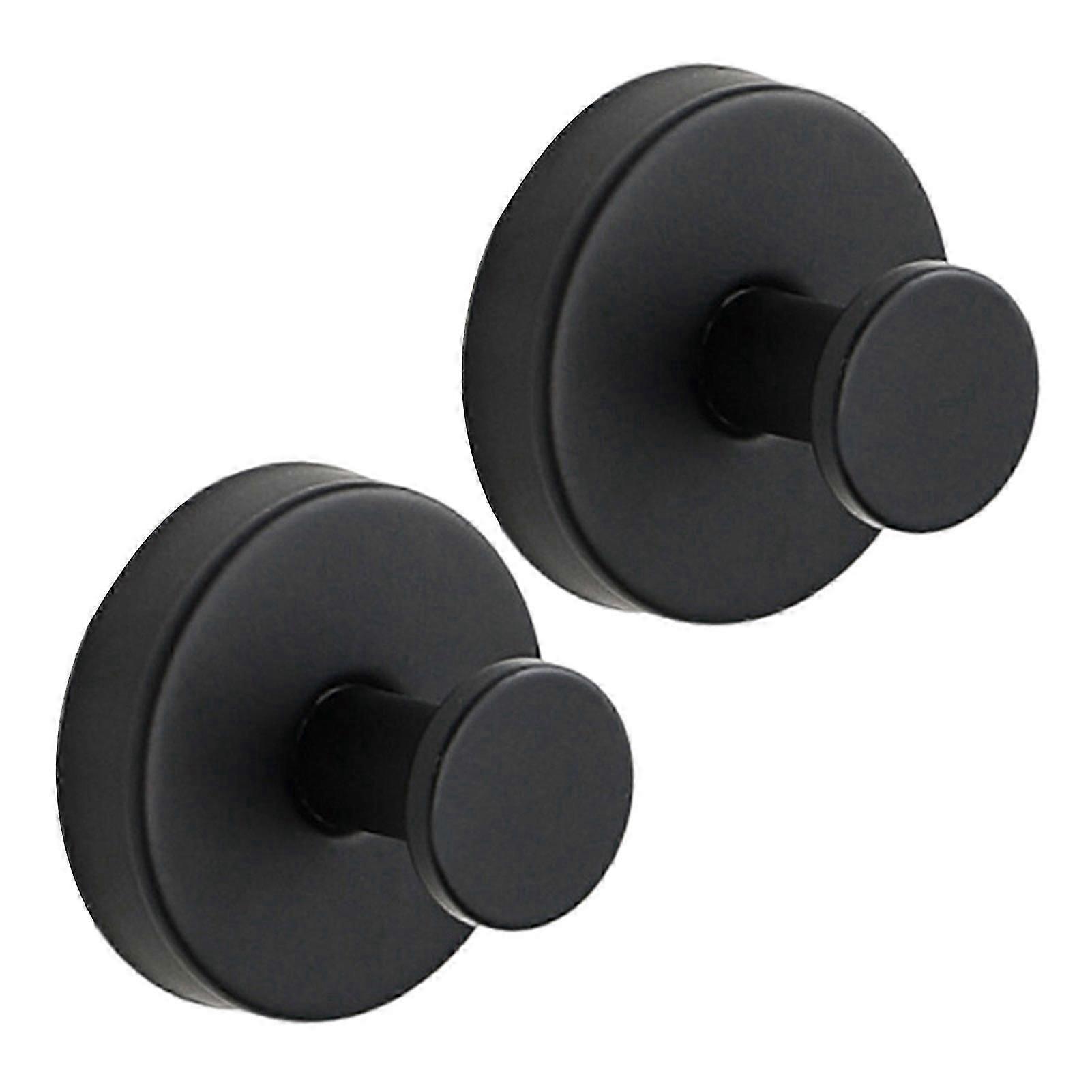 2Pcs Suction Cup Hooks Towel Hanger Rustproof Corrosion Resistant Strong Load-bearing No Drilling Needed Easy to Install Towels Coats Bathrobes Hook
