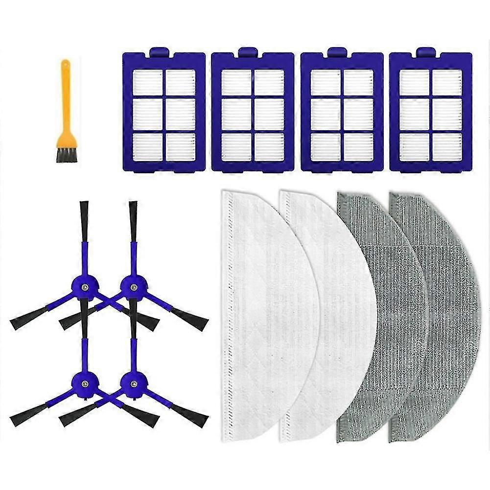 Side Brush Hepa Filter Disposable Mop Cloth Washable Mop Cloth Brush