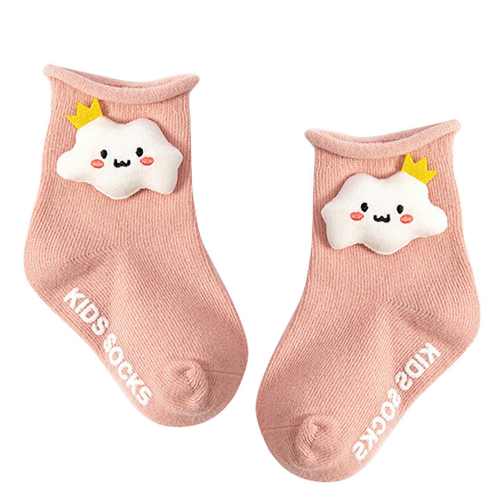 حديثي الولادة طفل ممشط القطن المضادة للانزلاق طاقم الجوارب مع سيليكون رسائل القبضة 3D الكرتون محشوة لدمية بدوره الكفة الكاحل جوارب الجوارب 