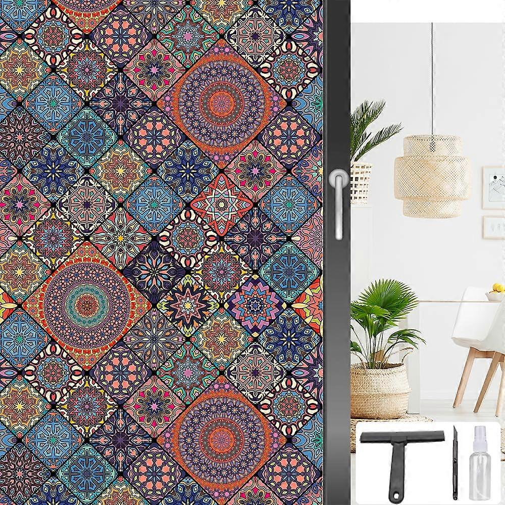 فيلم خصوصية النافذة: فيلم تظليل النوافذ Vitray لأدوات التثبيت والمطبخ والعمل والحمام