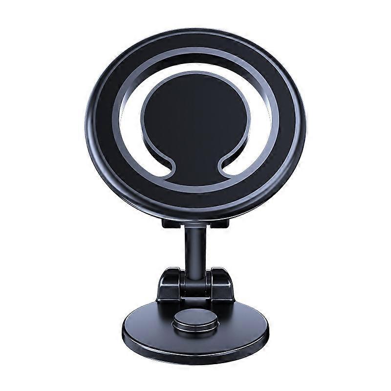 Magnetic Folding Car Phone Holder Rotatable Dashboard Stick-On Navigation Stand D33