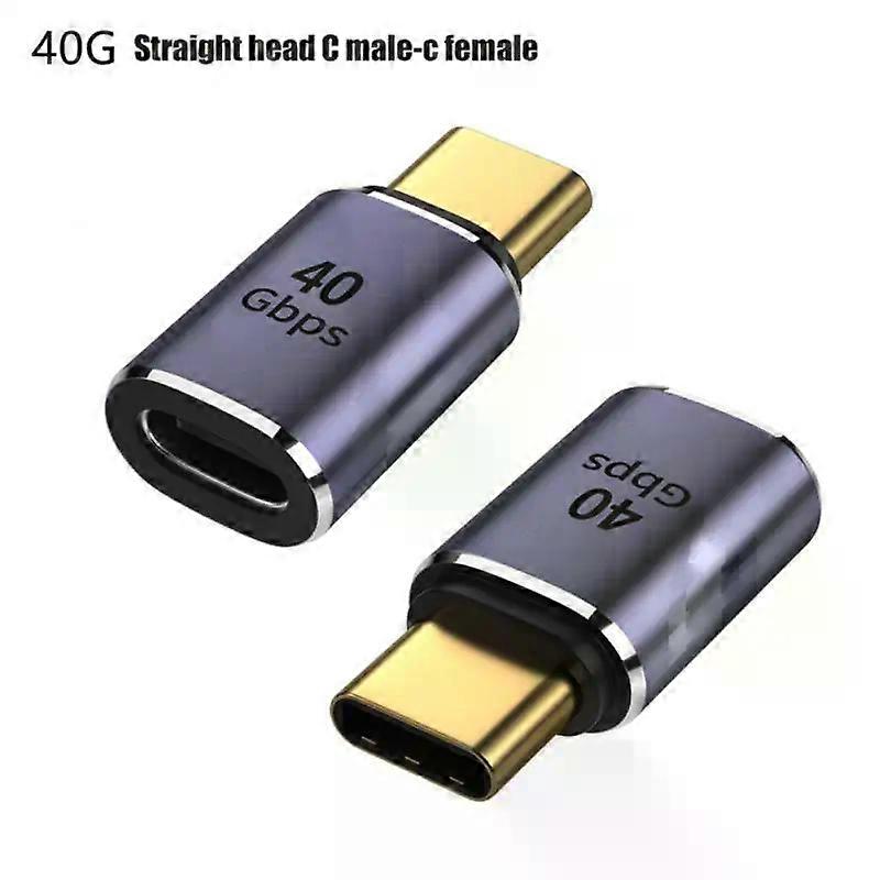 1 ~ 10 kpl 40 Gbps USB 4 Type-C naaras - USB4 naarasliitin USB-C-sovittimen liitin Tyypin C laitemuunnin Datasovitin Mini USB