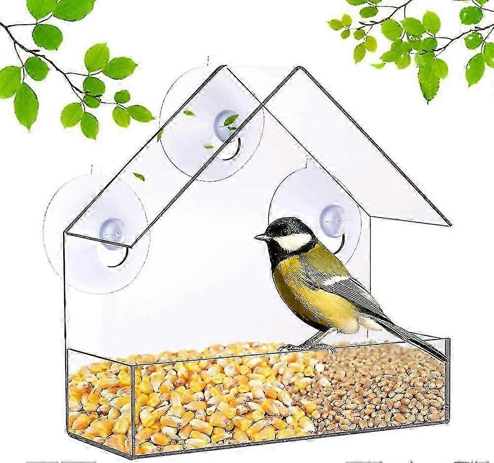 Bird Feeder With Strong Suction S Plastic Wild Bird Feeder House Clear Bird