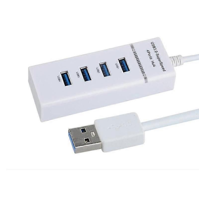 4 Port Usb Hub Adapter Slim Usb Splitter Compatible With Windows 7/Vista/Xp
