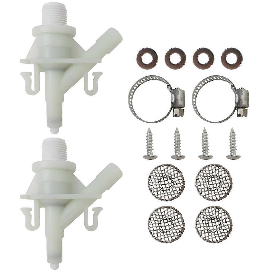 Upgraded 385311641 Water Valve Kit, 2x Replacement Toilet Valve for Sealand 300/310/ 320 RV