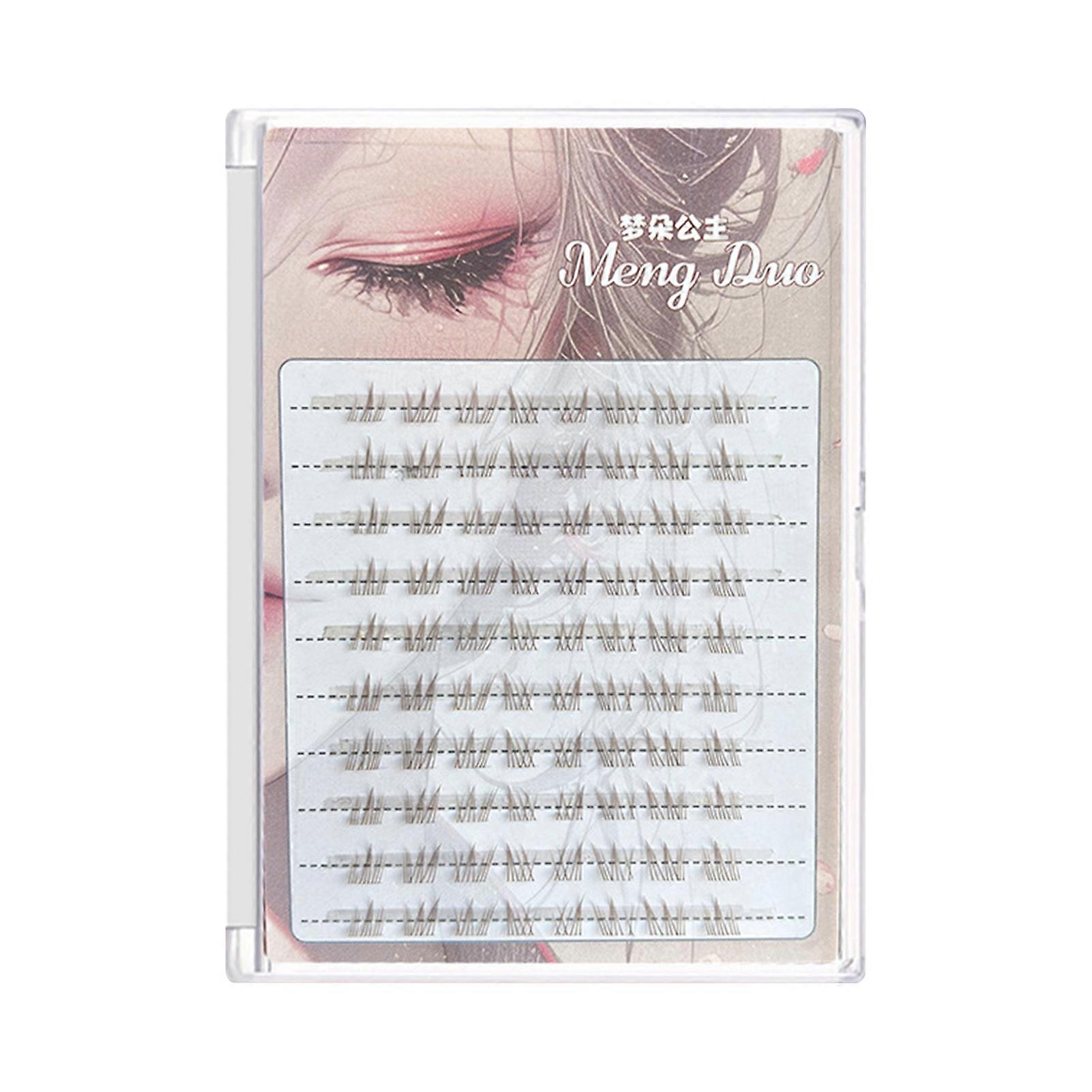 5-7mm Bottom Eyelash Clusters Brown DIY False Eyelashes