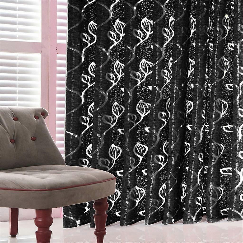 1 PCS Vines Leaves Door Window Curtain Drape Panel Sheer Scarf Valances pp112